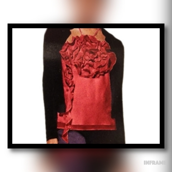 BCBGMaxAzria Silk Floral Chiffon Halter - Picture 10 of 16